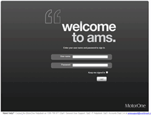 Tablet Screenshot of amsc.motorone.com